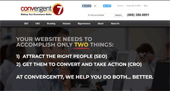Desktop Screenshot of convergent7.com